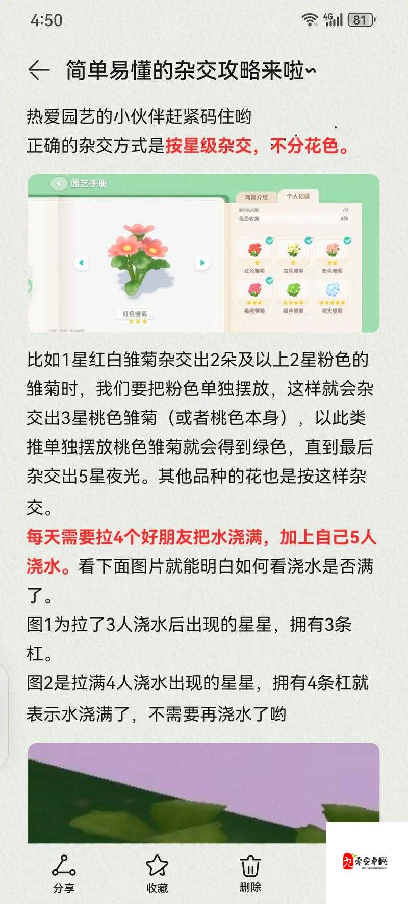 心动小镇花卉杂交方法探究及实用技巧分享