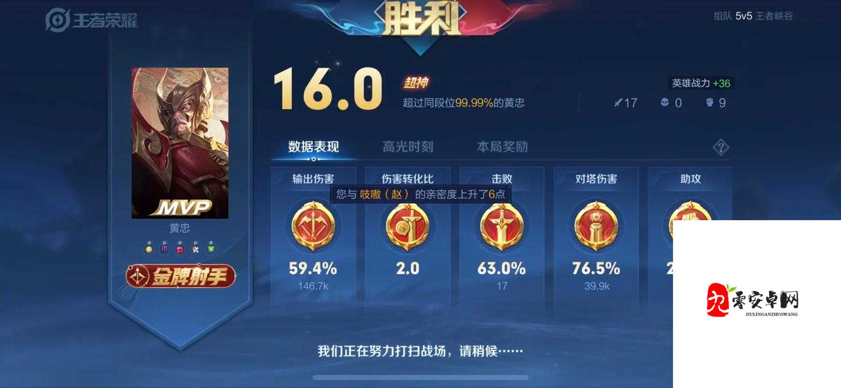 王者荣耀黄忠价格解析